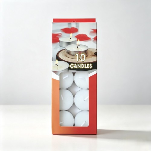 Retail Box Tealight Candle for Commercial Decor Applications