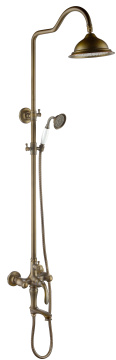 Oil Rubbed Bronze Exposed Shower Fixture Set