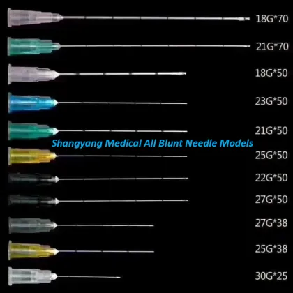 blunt tip needles cannula micro blunt cannulas