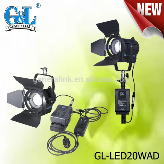 battery operated led fresnel spot light GL-LED20WAD