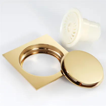 Bathroom Golden Floor Drain