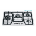 Silvery White 4 Burners Built-in Gas Stove