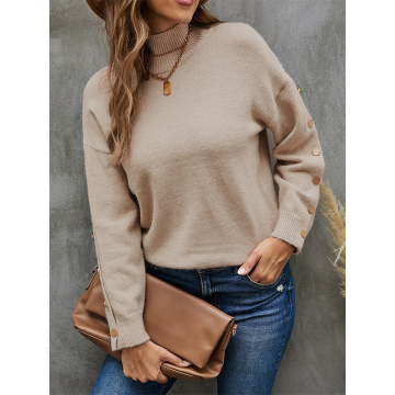 Frauen lässige leichte leichte Pullover loser Pullover