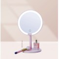 indoor makeup mirror with led desktop girl dressing mirror