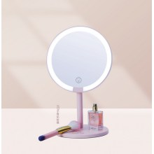 indoor makeup mirror with led desktop girl dressing mirror