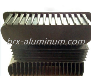 Hard anodized aluminum alloy heat sink