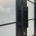 Μαύρη οθόνη από σφυρήλατο σίδερο Κύρια πόρτα εισόδου