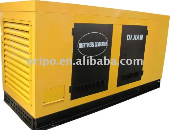 water cooled super soundproof generator with Shangchai engine diesel