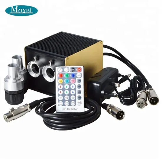 12V 24W RGBW Fiber Optic LED Light Engine with DMX and Twinkle Effect