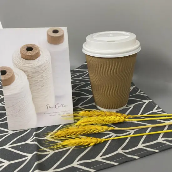 12oz Disposable Custom Logo Paper Cup