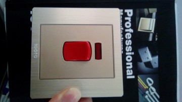 IGOTO British standard BS 1gang DP 45A wall switch cooker