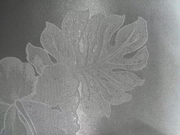 satin jacquard weave flower custom design fabric