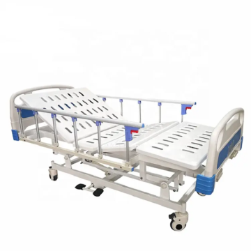 Folding Patient Bed With Manual Adjustable Back