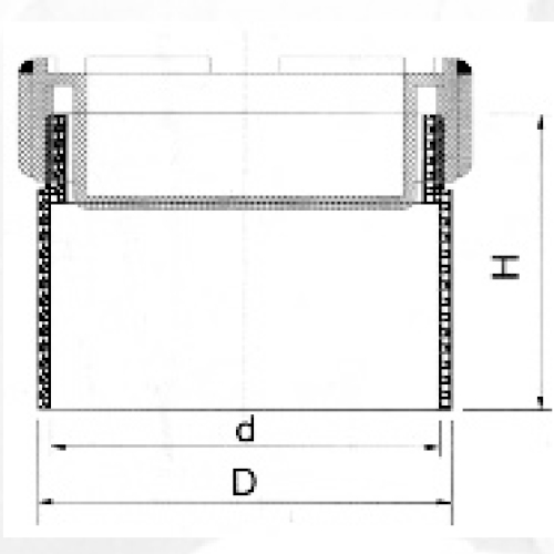 BS5255 / 4514 الصرف Upvc تنظيف اللون الرمادي