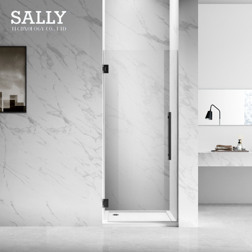 SALLY Bathroom Hinged Glass Frameless Shower Enclosure Door