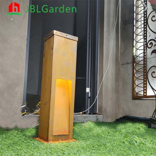 Outdoor Decorative Corten Steel Light