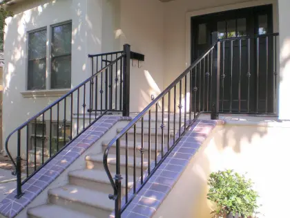 Wrought Iron Outdoor Railings