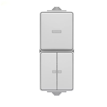 1Gang1Way and 2Gang Switch LED Surface Mounting