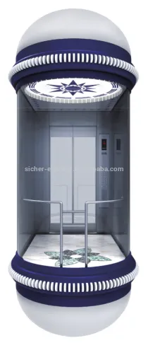SRH GRO China Manufacturer High Quality Observation Glass Elevator