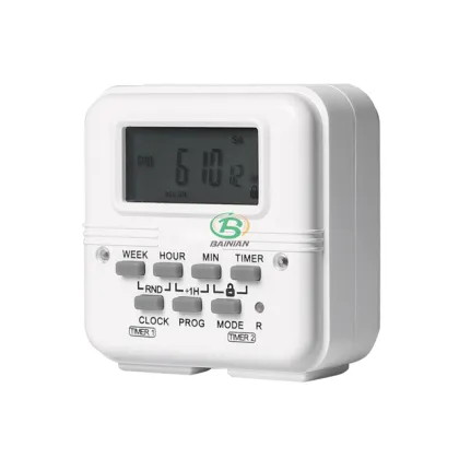 Hot Sale Dual Outlet Digital Timer for USA Market: BND-60/SU105 Two Channel Timer
