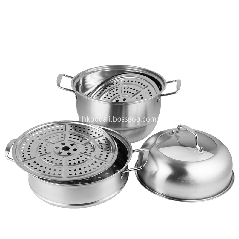 Stainless Steel Cookware Steamer Pot