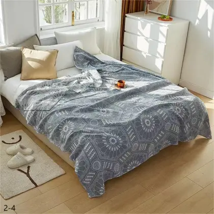 Popular 100% Cotton Towel Quilt Blanket for Summer