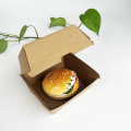 Disposable paper corrugated burger box