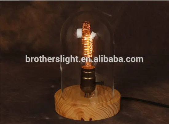 Vintage Edison Bulb with clear grass Modern table lamp
