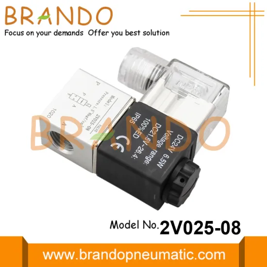 2V025-08 2V025-1/4 Airtac Type Solenoid Valve 12VDC 1/4''