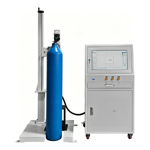 Разделенная машина для лазерной маркировки волокна MOPA для стоящего газового баллона 100-500 Вт