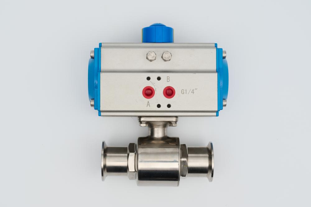 DN15-DN80 Valve de billes sanitaires pneumatique