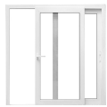 PVC Sliding Windows Modern Living Room