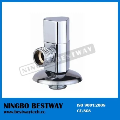 Brass Hexagonal Toilet Angle Valve with Zinc Handle