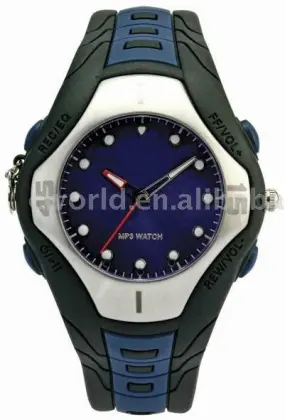 Mp3 sports watch---blue