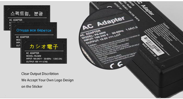 700_06 OEM Power Adapter For Dell 19.5V 4.62A 90W 4.5*3.0mm