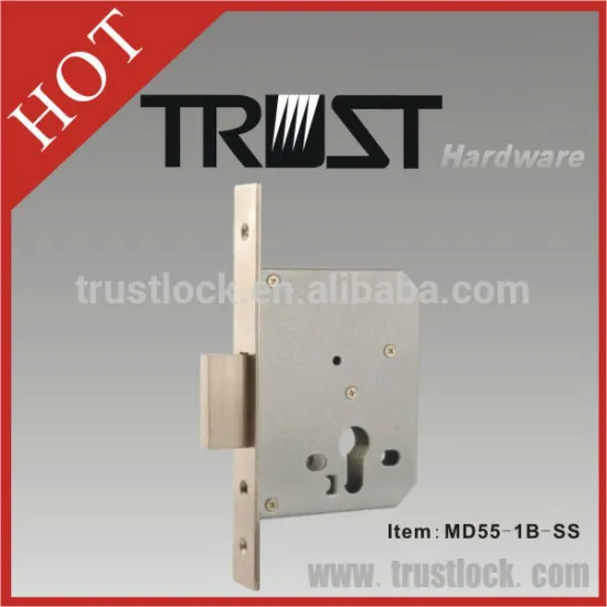 square bolt residential hardware 55mm mortise lock MD55