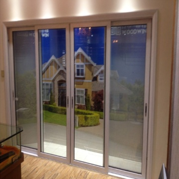 Double Glazing Aluminum Tilt Sliding Doors