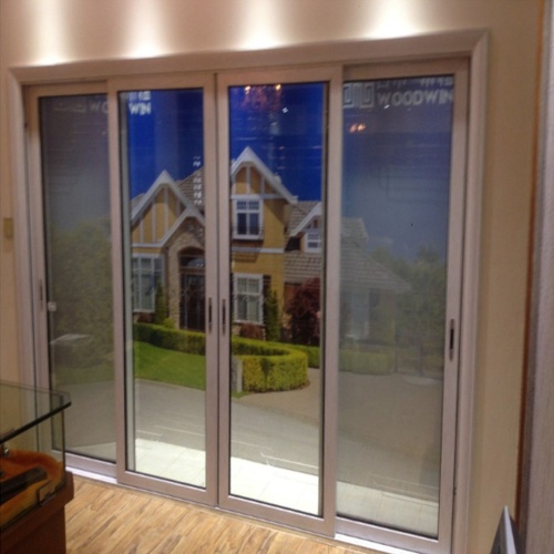 Double Glazing Aluminum Tilt Sliding Doors