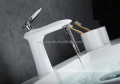 Painting White Basin Waterfall Faucet