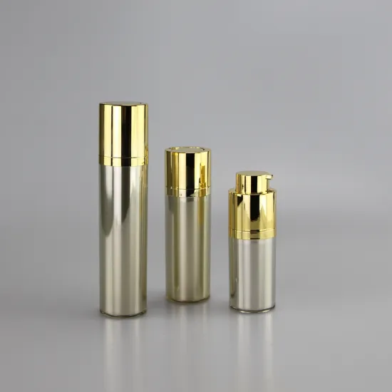 Flacon Pompe Airless Rond Rotatif 15ml 30ml 50ml