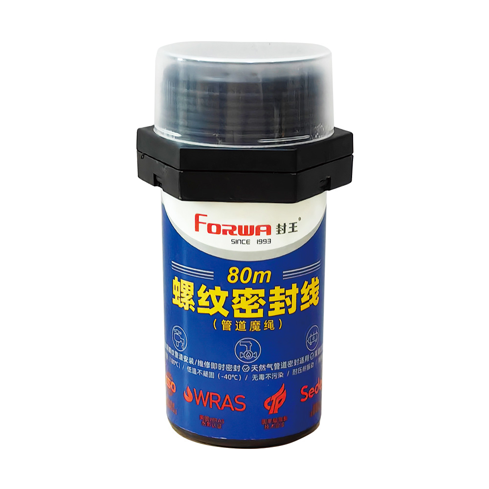 Cinta selladora de roscas de 80 metros.