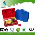 6 θήκες για τα τρόφιμα ABS Bento Lunch Box με διαχωριστικό δοχείο τροφίμων για ασφαλή χρήση σε μικροκύματα