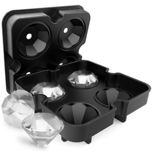 Groothandel Siliconen Ice Cube Trays Diamond ijsvormen