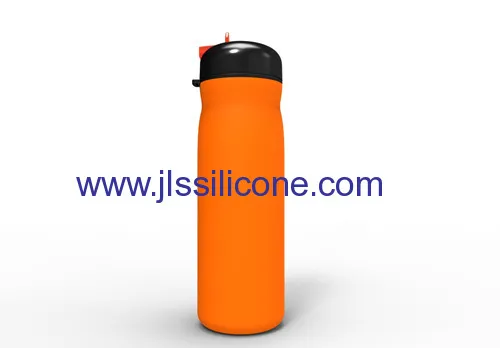 Heat Resistant 600ml Silicone Water Bottles 