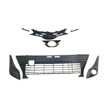Front Bumper Grille and Fog Lamp Cover for Toyota Yaris/Vitz (2010-2019) - GZSAP Vios Plastic Accessories