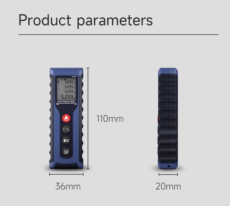 Mini Size Laser Measure 13