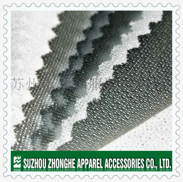Tricot fusible double-dot interlining for coat