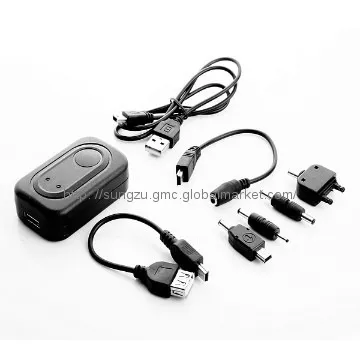 portable 1200MAH solar mobile phone battery charger