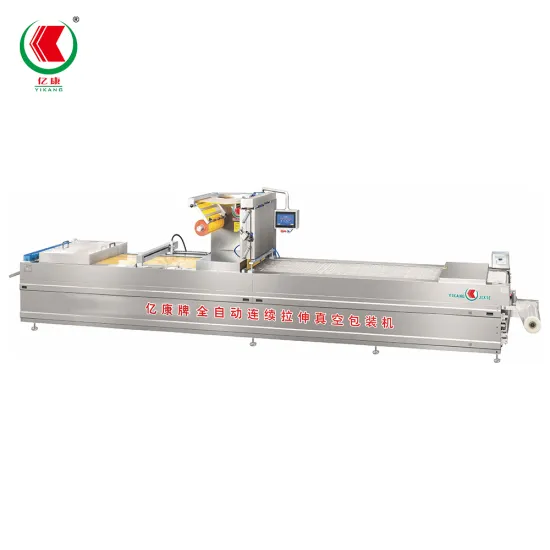 Two-Side Stretch Aluminum Foil Thermoforming Vacuum Packaging Machine