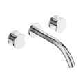 Wall mounted basin mixer tap